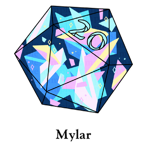 20d20: ‘Mylar’ Transparent Vinyl Sticker