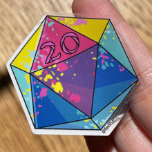 Load image into Gallery viewer, 20d20: ‘Coated’ Transparent Vinyl Sticker

