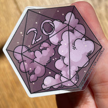 Load image into Gallery viewer, 20d20: ‘Soap Clouds’ Transparent Vinyl Sticker
