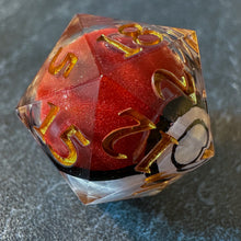 Load image into Gallery viewer, Pokéball (II) Liquid Core d20
