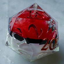 Load image into Gallery viewer, Pokéball (I) Liquid Core d20
