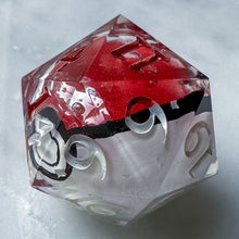Load image into Gallery viewer, Pokéball (I) Liquid Core d20
