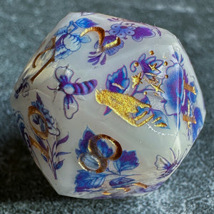 Gilded Delft Starcut d20