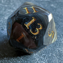 Load image into Gallery viewer, Storm Marble Starcut d20
