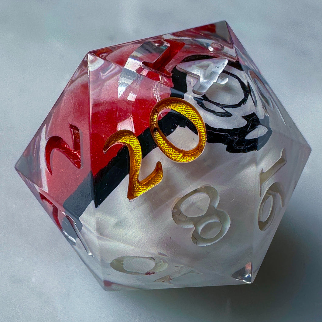 Pokéball (I) Liquid Core d20