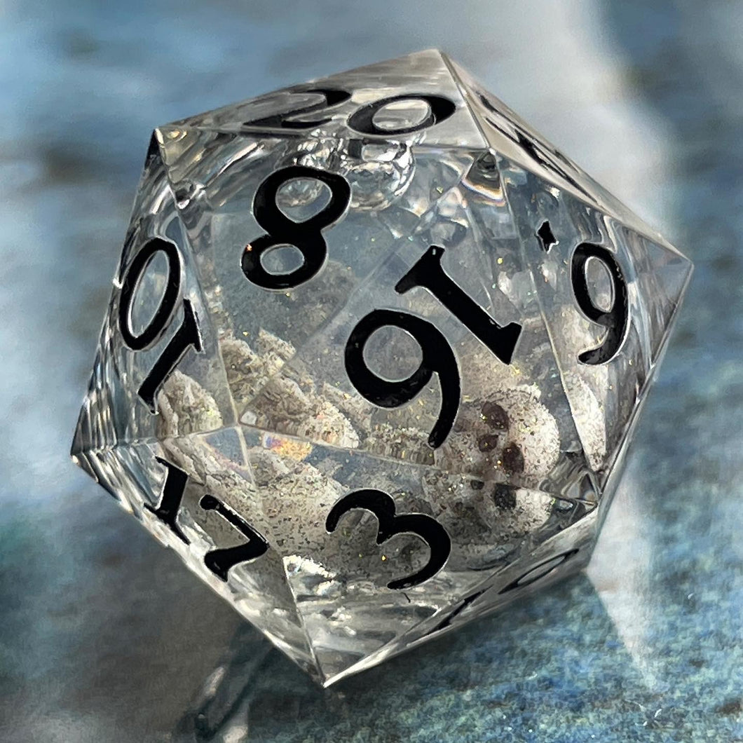 Bone Black (Skull Soup) Liquid Core d20