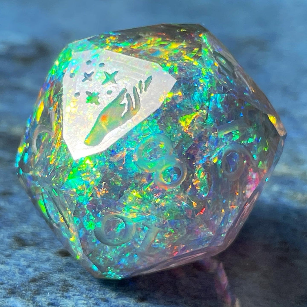 Phase Opal Starcut d20
