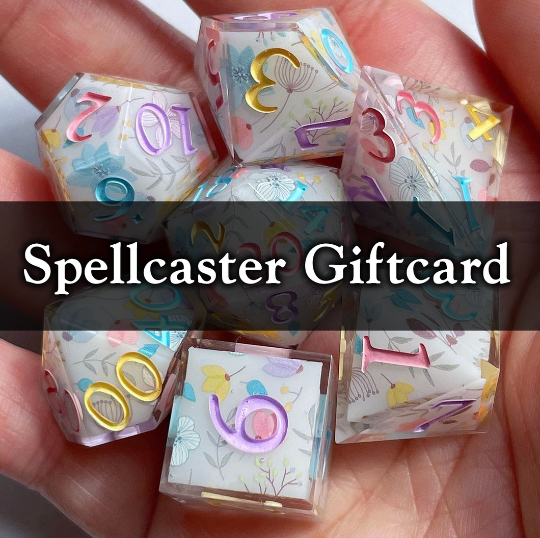 Spellcaster Dice Giftcard