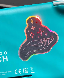 Spellcaster Hand Holographic Sticker