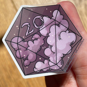 20d20 Transparent Vinyl Sticker Pack - All 20 Designs