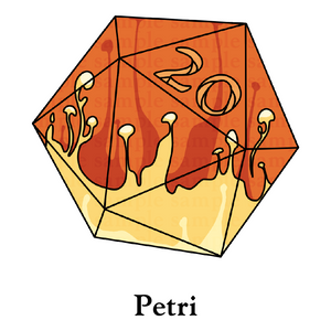 20d20: ‘Petri’ Transparent Vinyl Sticker