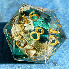 Load image into Gallery viewer, Bone Bloom Oversized d20
