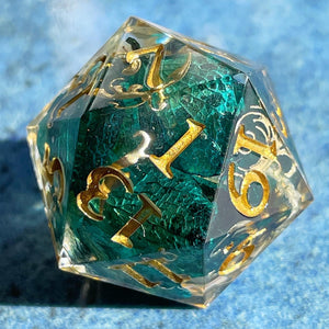 Bone Bloom Oversized d20