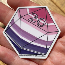 Load image into Gallery viewer, 20d20: ‘Layered’ Transparent Vinyl Sticker
