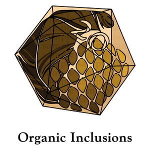 20d20: ‘Organic Inclusions’ Transparent Vinyl Sticker
