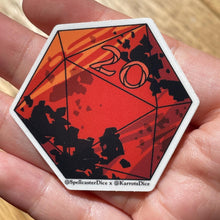 Load image into Gallery viewer, 20d20: ‘Foil’ Transparent Vinyl Sticker

