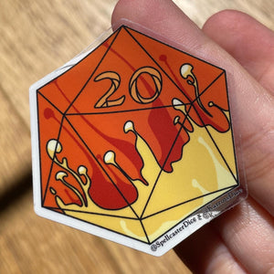 20d20 Transparent Vinyl Sticker Pack - All 20 Designs