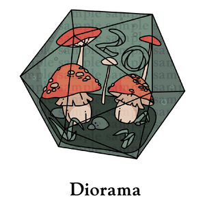 20d20: ‘Diorama’ Transparent Vinyl Sticker
