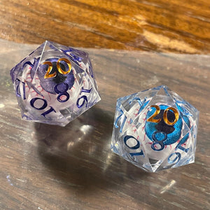 CUSTOM Eyeroll d20 (Blue)