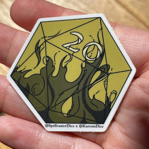 20d20 Transparent Vinyl Sticker Pack - All 20 Designs