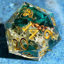Load image into Gallery viewer, Bone Bloom Oversized d20
