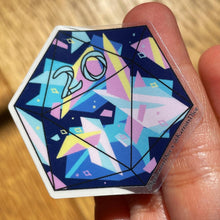 Load image into Gallery viewer, 20d20: ‘Mylar’ Transparent Vinyl Sticker
