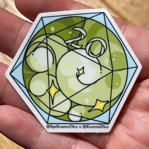 20d20 Transparent Vinyl Sticker Pack - All 20 Designs