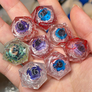 CUSTOM Eyeroll d20 (Green Dragon)