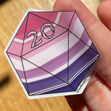 Load image into Gallery viewer, 20d20: ‘Layered’ Transparent Vinyl Sticker
