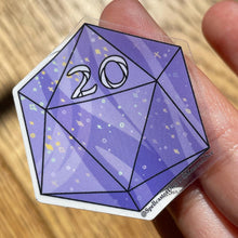 Load image into Gallery viewer, 20d20 Transparent Vinyl Sticker Pack - All 20 Designs
