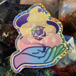 LTD EDITION: Spellcaster Hand Vinyl Sticker