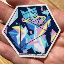 Load image into Gallery viewer, 20d20: ‘Mylar’ Transparent Vinyl Sticker
