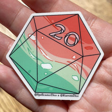 Load image into Gallery viewer, 20d20: ‘Gradient’ Transparent Vinyl Sticker
